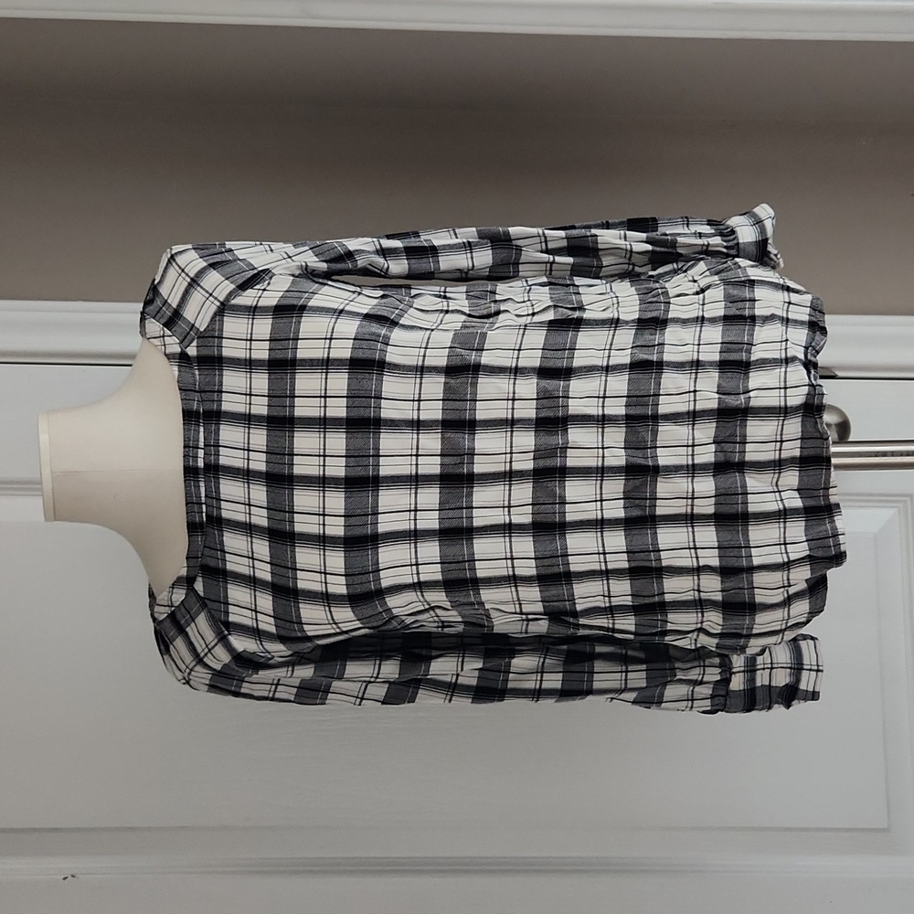 LOFT flannel blouse